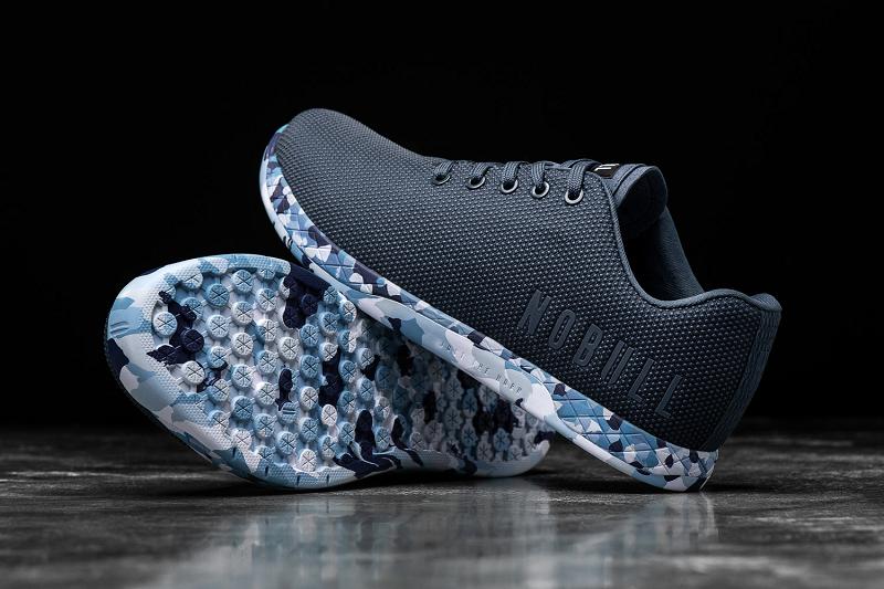 Nobull Wild Ocean Men's Trainers Navy | USA O1315K